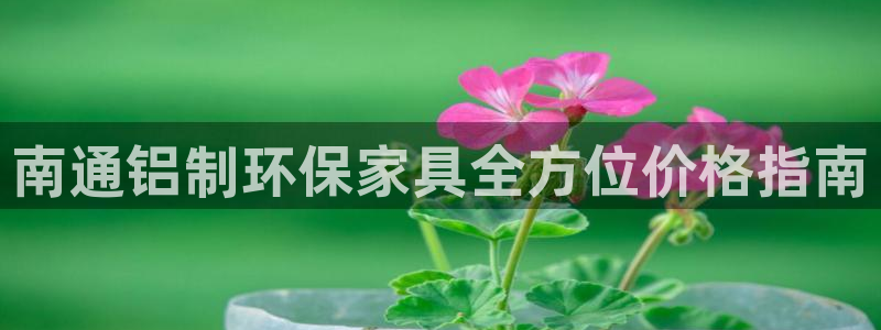 杏耀平台登录方式：南通铝制环保家具全方位价格指南