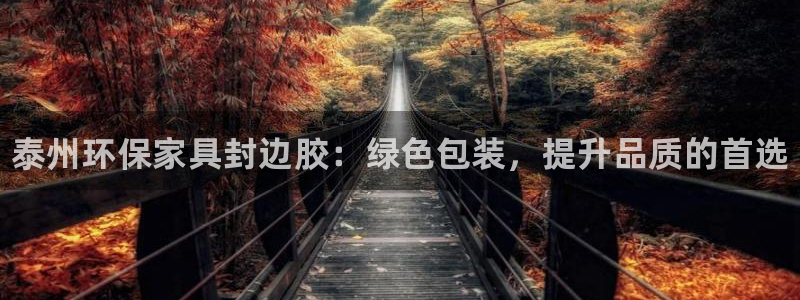 杏耀手机登录线路测速：泰州环保家具封边胶：绿色包装，提升品质